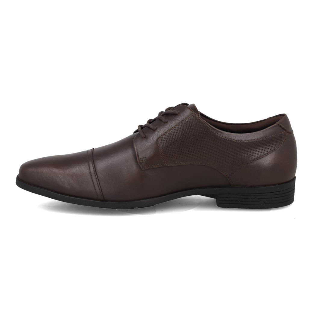 Sapato Ferracini couro marrom masculino vista para ajuste